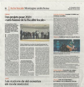 article voeux 2024 Fabras..