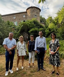 Inaugurations des 30èmes estivales du château du pin, Fabras le 19 juillet 2025.